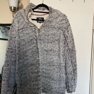 Half Zip Sherpa Pullover